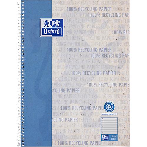 Bloc 'notebook' international a4+ 80 feuilles 90g lignées 4 trous