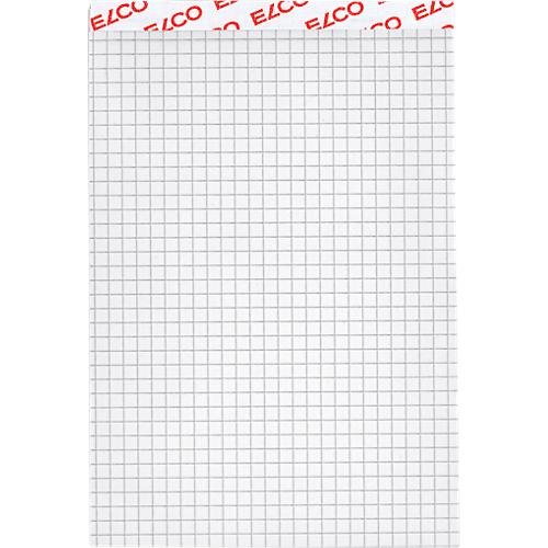 Bloc-notes Lyreco A4, carreaux 5 x 5 mm, agrafé en tête, 100 feuilles