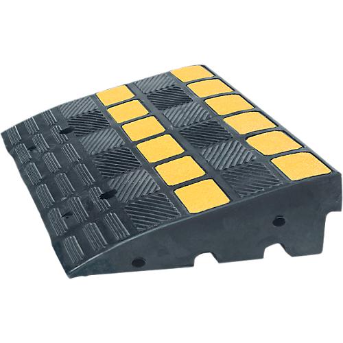 Bordsteinrampe aus Gummi | 1000 x 250 x 30 bis 110 mm | Türschwellenrampe | Schwellenrampe, Bordsteinrampe für Auto, Garage (1000 x 300 x 90 mm