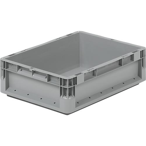 Caja Apilable de Almacenaje Industrial Eurobox en Gris