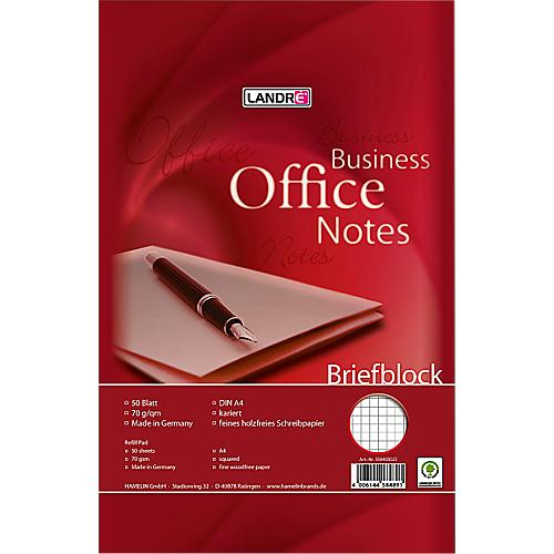 Briefblock 50 Blatt A4 blanko Notizblock Kladde weiß Stylex 40017 2er Sparset 