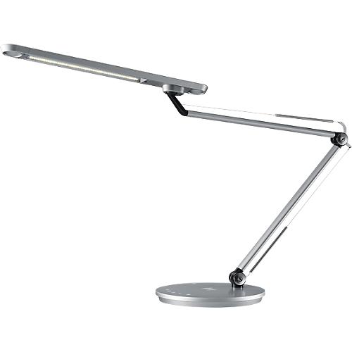 Livarno Lux LED-Schreibtischleuchte weiß Lampe Ladefunktion Farbsteuerung dimmba 