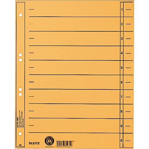 Herlitz Herlitz Trenn Blatt A4 chamois (100er Packung, Trennblatt | chamois
