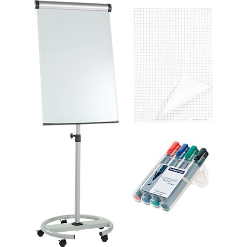 Präsentationstafel Dreifach Faltbar 56x35,5cm - 4er Set Weiß Für Schule & Business