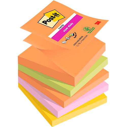 Post-it Super Sticky Notes, 3 51 x 76, rose fluo, 5-pads/Lot : :  Fournitures de bureau