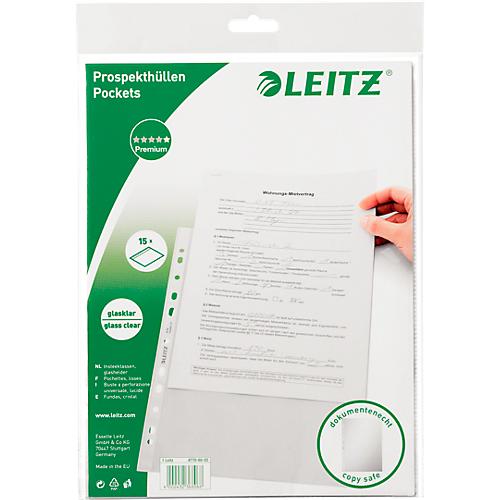 Stock Bureau - LEITZ Pochette transparente PVC format A5 grainée