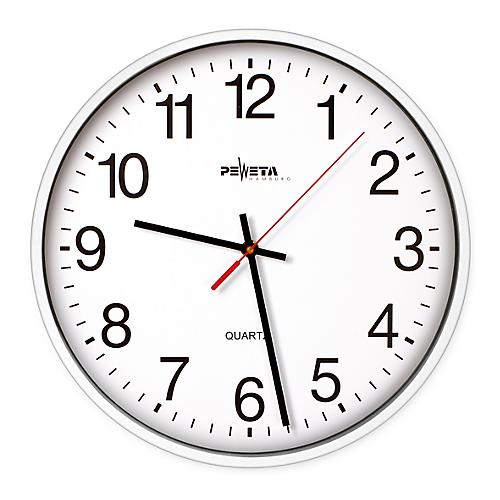 Selva Technik Wanduhr Zifferblatt 290 Weiss 3 Loch Röm. Alu St.1,0/L