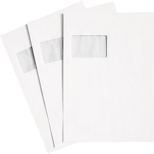 Lot de 50 enveloppes auto-adhésives blanches C4/A4 90 g/m² : :  Fournitures de bureau