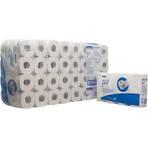 Kleenex 60 Rollen Toilettenpapier Klopapier WC 350 Blatt Papier 3 lagig a 