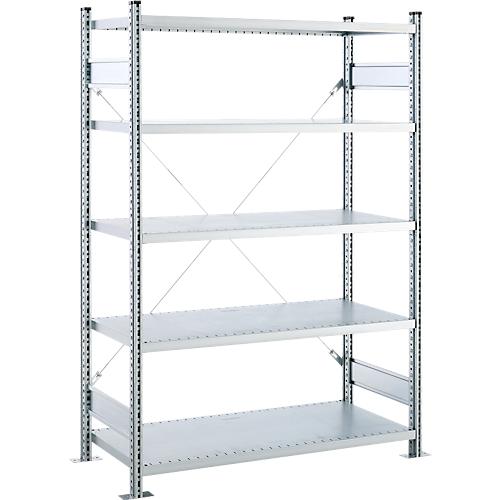 Panneaux De Séparation Pour Étageres Industrielles - Lot De 6, Plastique Blanc 40x30cm, Clips Pour Poutres De 5cm, Organisation Entrepôt