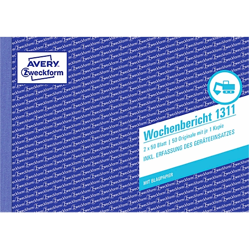 Zweckform wochenbericht 1311