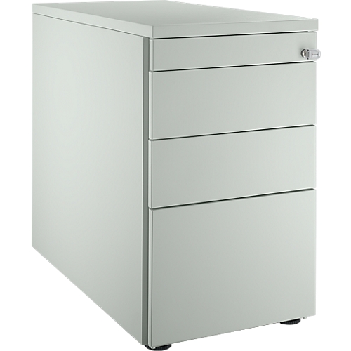 Caisson Fixe 1336 4 Tiroirs Gris Clairgris Clairgris Clair