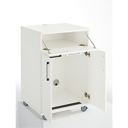 Catering-Caddy, mit Kühlschrankfach und Klappfach, B 650 x T 600 x H