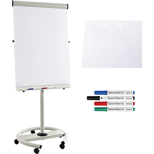 Flipchart Business Rd 617 Mobil Inkl 40 Blatt Flipchartpapier Und 4 Boardmarkern Günstig 5175