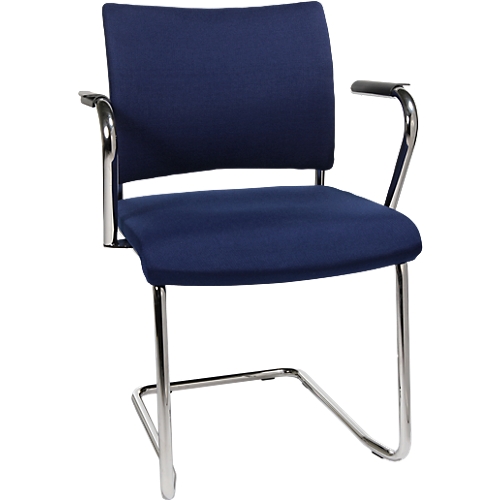 Freischwinger Seat Point Netz Ohne Armlehnen Stapelbar Im 2er Set Schwarz