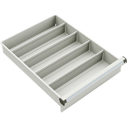 Schubladeneinsatz 40er Serie - Zuschneidbar Für Schubladen 340x490mm, 2 Fach-Einteilung