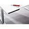  Accessoirelade, met kunststof inzetstuk, B 404 x D 244 x H 42 mm, gecoat staal, zwart