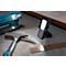  ANSMANN WL400R Slim LED-werklamp, 400 lumen, IP65, schokbestendig, Li-Po accu, magnetische voet, riemclip, zwart