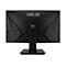 Schwarzer ASUS-Monitor, Rückseite, Logos und Designmerkmale.