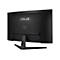 Schwarzer ASUS-Monitor, RÃ¼ckansicht, mit StandfuÃŸ, Logos von ASUS und TUF GAMING.