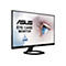 Ein schwarzer Asus Eye Care Monitor, auf dem eine Nahaufnahme eines blauen Auges abgebildet ist. Logos des Herstellers und des TÜV Rheinland.