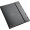  Bloc-notes Rhodia ExaBook, 80 feuilles, DIN A4+, 90 g/m², reliure à double spirale, intercalaires, règle, poche intérieure, ligné, avec marge et cadre