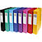  Boîte de classement Exabox Exacompta, dos de 60 mm, coloris assortis (jaune, rouge, rose, violet, bleu, turquoise, vert, noir)