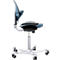  Bürostuhl HAG Capisco Puls 8010 Blue, Sattelsitz, 265 mm Gasfeder, Sitzhöhenverstellung, Fusskreuz aus Aluminium