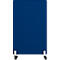Panneau de séparation bleu, mobile.