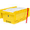  Conteneur pour produits dangereux SSI Schäfer, pour batteries lithium-ion seCon KMB-DH627 GGV, avec couvercle, L 600 x l 400 x H 307 mm, en polypropylène, jaune