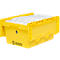  Conteneur pour produits dangereux SSI Schäfer, pour batteries lithium-ion seCon KMB-DH627 GGV, avec couvercle, L 600 x l 400 x H 307 mm, en polypropylène, jaune