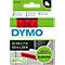  DYMO® Cassette de ruban D1 45017, largeur 12 mm, rouge/noir
