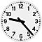  Horloge de gare avec cadran à chiffres, ø 500 mm, horloge à quartz