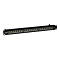 'Intellinet 24-Port Cat6 Patchpanel, geschirmt, 24 Ports, FTP, 1 HE, Klemmleisten mit 90 Grad abgewinkelten Kabeleinführungen, schwarz - Patch Panel - 1U - 19'''
