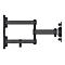'Manhattan TV & Monitor Mount, Wall, Full Motion, 1 screen, Screen Sizes: 13-27'', Black, VESA 75x75 to 100x100mm, 20kg, Tilt & Swivel with 3 Pivots, Lifetime Warranty - Klammer - für LCD TV - Schwarz'