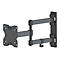 'Manhattan TV & Monitor Mount, Wall, Full Motion, 1 screen, Screen Sizes: 13-27'', Black, VESA 75x75 to 100x100mm, 20kg, Tilt & Swivel with 3 Pivots, Lifetime Warranty - Klammer - für LCD TV - Schwarz'