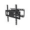 'Manhattan TV & Monitor Mount, Wall, Full Motion, 1 screen, Screen Sizes: 32-55'', Black, VESA 200x200 to 400x400, Max 50kg, LFD, Tilt & Swivel with 3 Pivots, Lifetime Warranty - Klammer - für LCD TV - Schwarz'