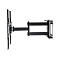 'Manhattan TV & Monitor Mount, Wall, Full Motion, 1 screen, Screen Sizes: 37-65'', Black, VESA 200x200 to 600x400, Max 50kg, LFD, Tilt & Swivel with 3 Pivots, Lifetime Warranty - Klammer - für LCD TV - Schwarz'