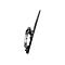 'Manhattan TV & Monitor Mount, Wall, Tilt, 1 screen, Screen Sizes: 37-65'', Black, VESA 200x200 to 600x400mm, Max 75kg, LFD, Lifetime Warranty - Klammer - für Flachbildschirm'