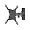 'Manhattan TV & Monitor Mount, Wall, Tilt and Swivel, 1 screen, Screen Sizes: 13-42'', Black, VESA 75x75 to 200x200mm, Max 20kg, Swivel with 2 pivots, Lifetime Warranty - Klammer - für LCD-Display - Schwarz'