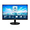 Schwarzer Philips Monitor mit 27 Zoll, Ultra Narrow Bezel, Eigenschaften: Flicker-free, SmartContrast, VESA Mount. Auf dem Bildschirm: eine Szene mit Eisbergen.