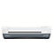 Laminateur gris et blanc avec l'inscription Home A4 et le logo LBM.