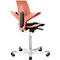  Siège de bureau HAG Capisco Puls 8010 Rose, siège selle, vérin à gaz de 265 mm, hauteur d'assise réglable, piétement en aluminium