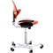  Siège de bureau HAG Capisco Puls 8010 Rose, siège selle, vérin à gaz de 265 mm, hauteur d'assise réglable, piétement en aluminium