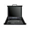 'StarTech.com 8 Port Rack KVM Konsole mit 1,8 m Kabeln - US Tastatur(QWERTY), Integrierter KVM Switch mit 17'' LCD Monitor - 1HE LCD KVM Konsole - OSD KVM - 50.000 MTBF - USB + VGA(RKCONS1708K) - KVM-Konsole - 43.2 cm (17'')'