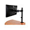 'StarTech.com Monitorhalterung für VESA kompatible Bildschirme bis zu 34'' und 8 kg - Gelenkige Halterung für einzelnen Monitor - höhenverstellbar mit Tischklemme/Durchführung - Schwarz (ARMPIVOTB) - verstellbarer Arm - für LCD-Display'