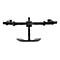 'StarTech.com Support de bureau articulé pour trois écrans à fixation VESA jusqu'à 27'' - Support moniteur en acier robuste et aluminium - pied - bras réglable - pour 3 moniteurs - noir'