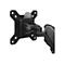 Support noir pour moniteur, avec plusieurs trous pour le montage.