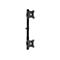 'StarTech.com Vertical Desk Mount Dual Monitor Arm - For Monitors 13'' to 27'' - Adjustable - Desk Clamp / Grommet-Hole Mount - Dual VESA Monitors - Black (ARMDUALV) - Befestigungskit - für 2 Monitore - Schwarz'