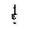 'StarTech.com Vertical Desk Mount Dual Monitor Arm - For Monitors 13'' to 27'' - Adjustable - Desk Clamp / Grommet-Hole Mount - Dual VESA Monitors - Black (ARMDUALV) - Befestigungskit - für 2 Monitore - Schwarz'